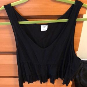 Free People ruffled tank